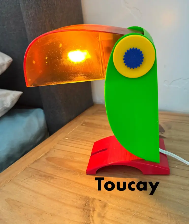 Toucay - The Toucan Lamp.  Irresistible fun and happy dreams.