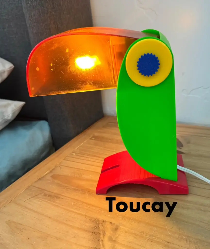 Toucay - The Toucan Lamp.  Irresistible fun and happy dreams.