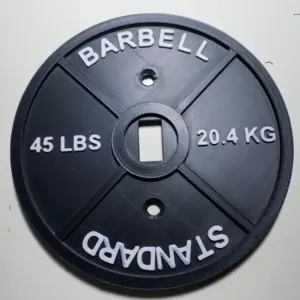 45lb Barbell Weight Plate Light Switch Cover